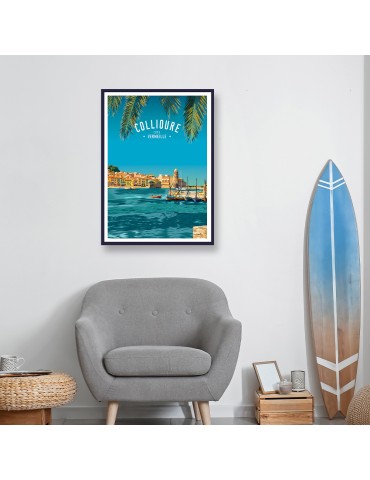 Collioure – Poster affiche – image encadrée 2