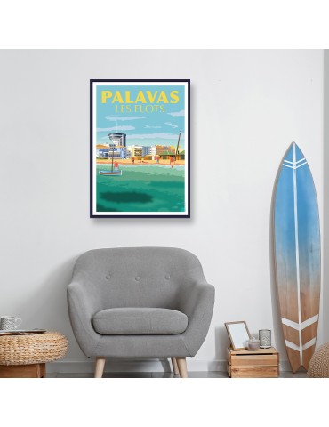 Palavas – Poster affiche – image encadrée 2