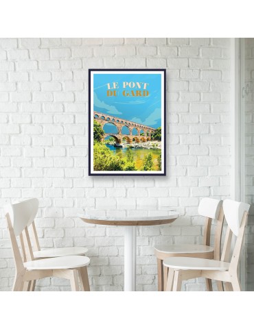 Pont du Gard – Poster affiche – image encadrée 2