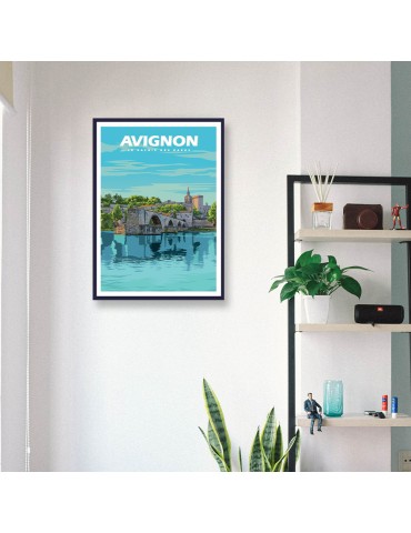 Avignon – Poster affiche – image encadrée 2