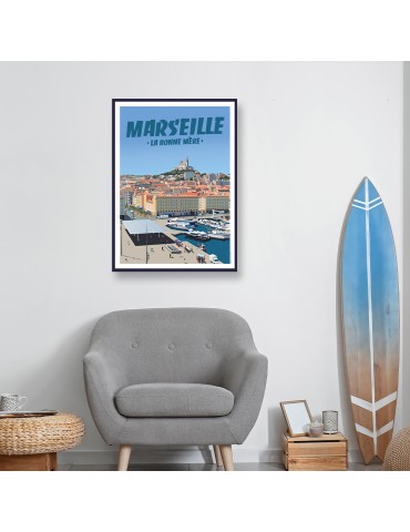 Marseille – Poster affiche – image encadrée 2