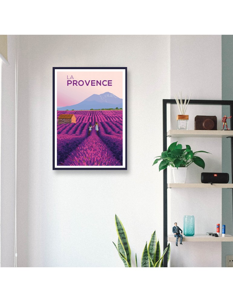 Provence – Poster affiche – image encadrée