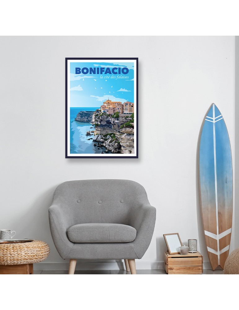 Bonifacio – Poster affiche – image encadrée