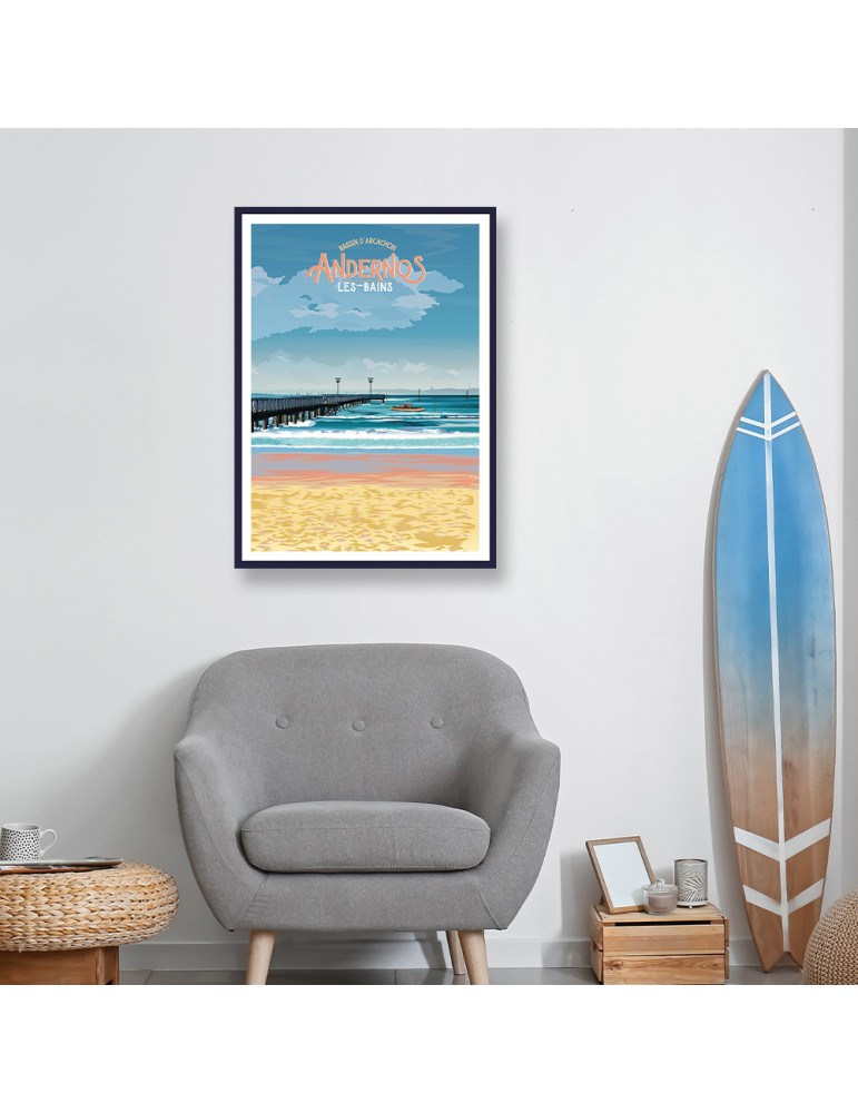 Andernos – Poster affiche – image encadrée