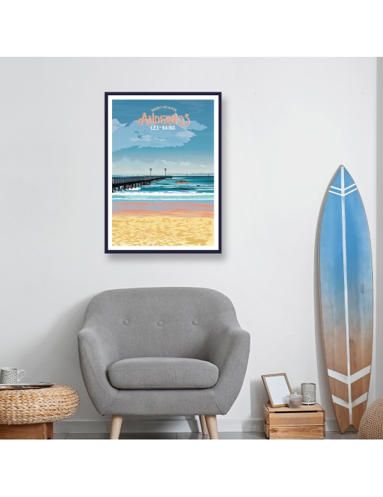 Andernos – Poster affiche – image encadrée