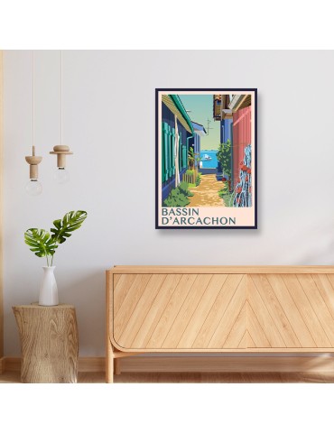 Bassin d'Arcachon – Poster affiche – image encadrée 2