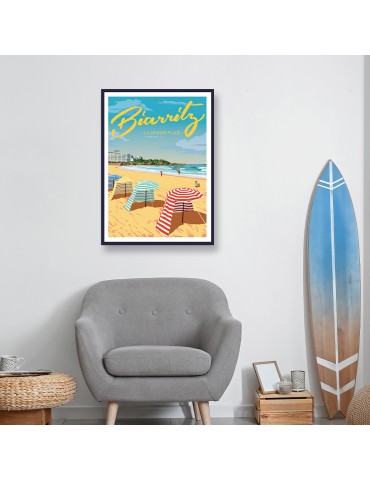 Biarritz – Poster affiche – image encadrée 2