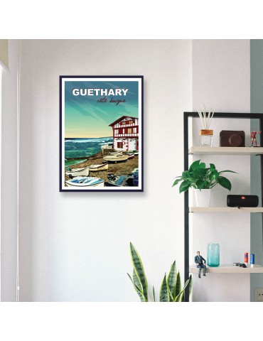Guéthary – Poster affiche – image encadrée 2