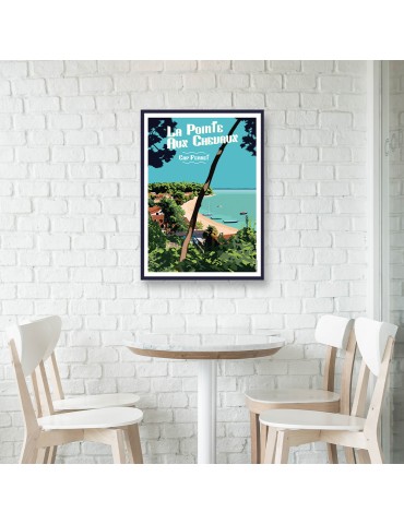 La Pointe Aux Chevaux – Poster affiche – image encadrée 2