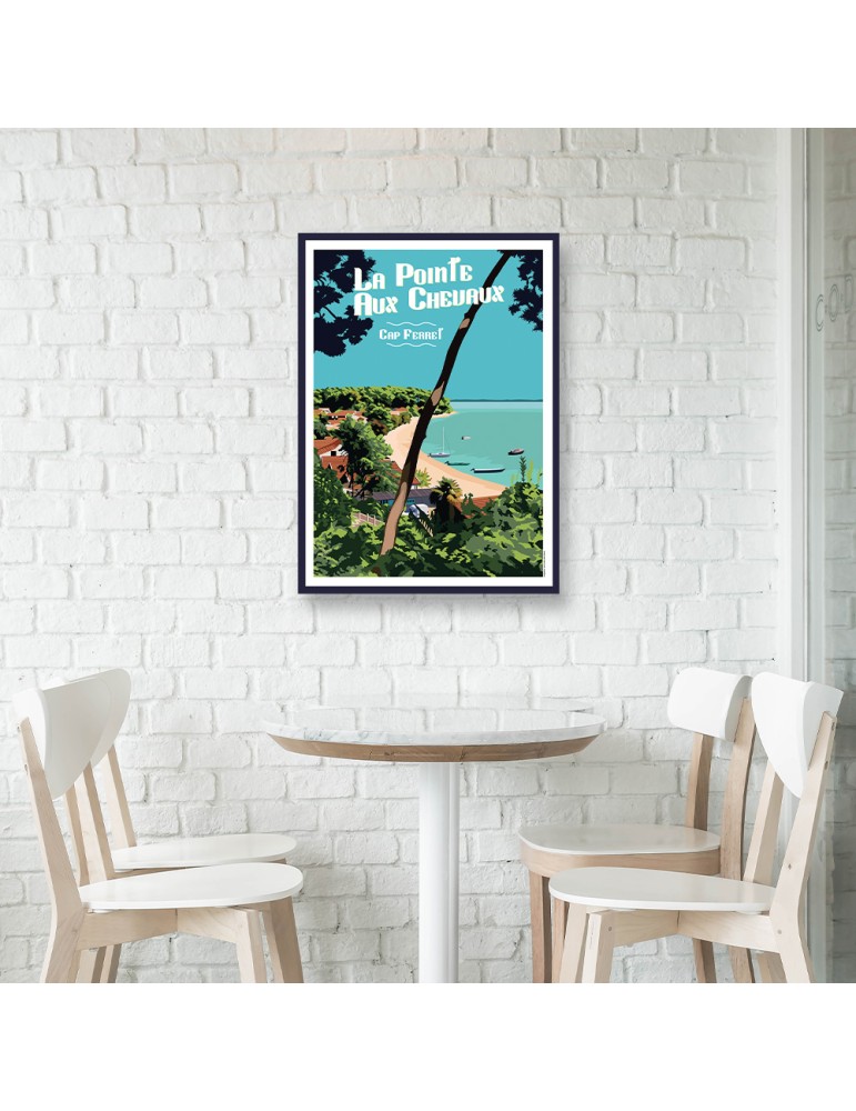 La Pointe Aux Chevaux – Poster affiche – image encadrée