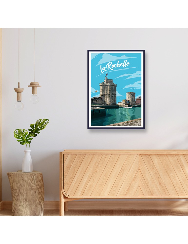 La Rochelle – Poster affiche – image encadrée