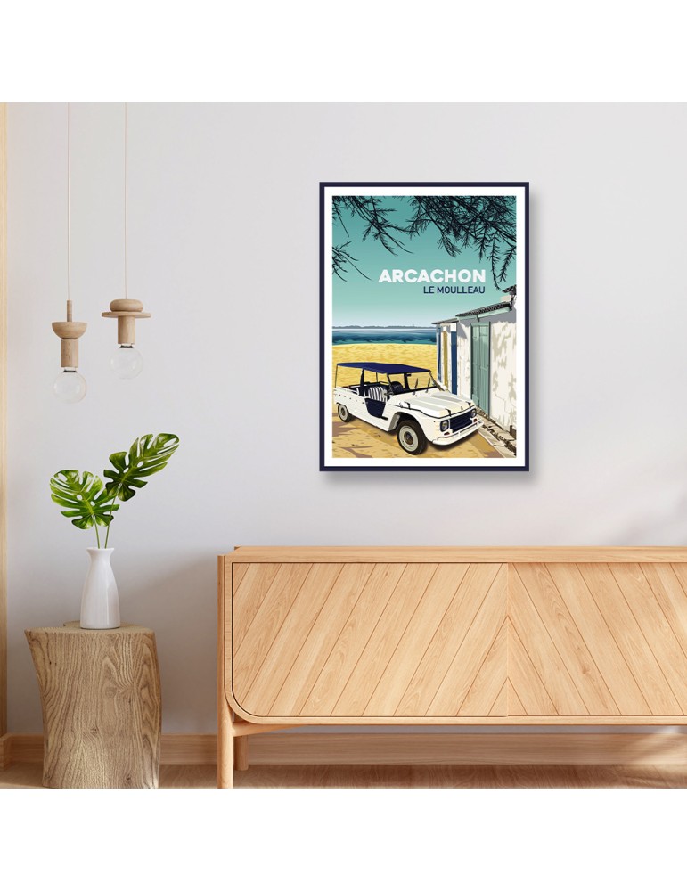 Le Moulleau – Poster affiche – image encadrée