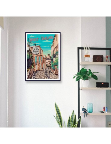 Saint-Emilion – Poster affiche – image encadrée 2