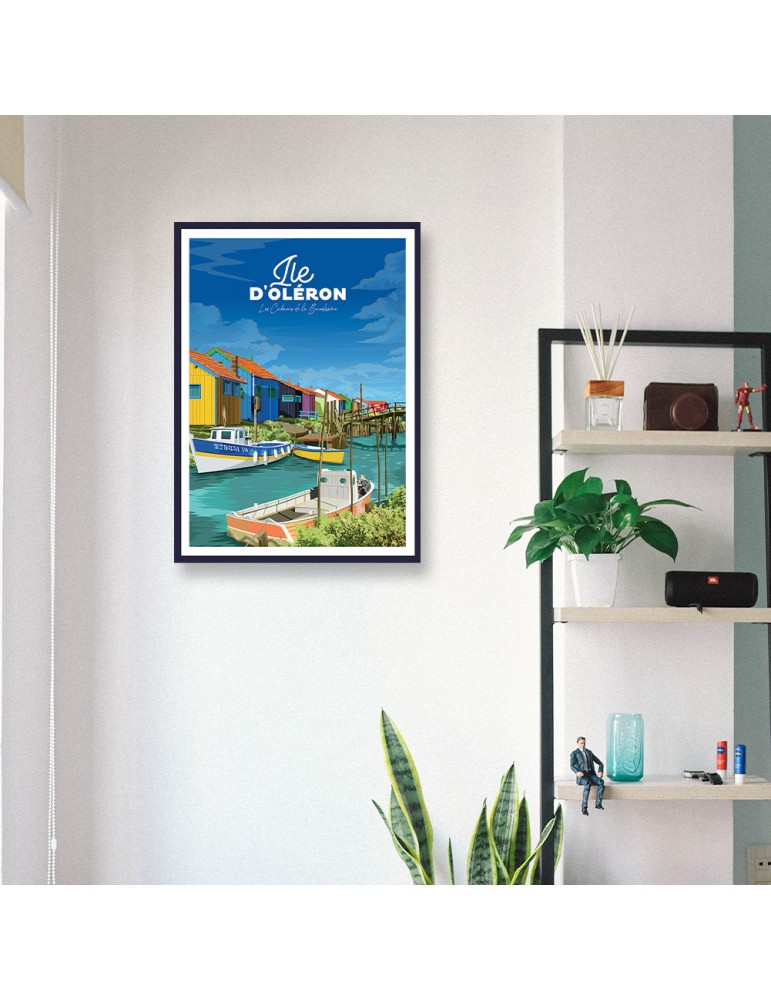 Oléron – Poster affiche – image encadrée