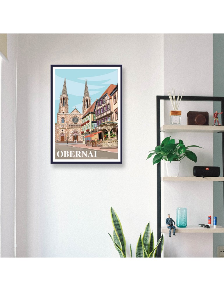 Obernai – Poster affiche – image encadrée