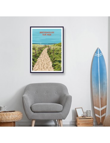 Brétignolles-sur-Mer – Poster affiche – image encadrée 2