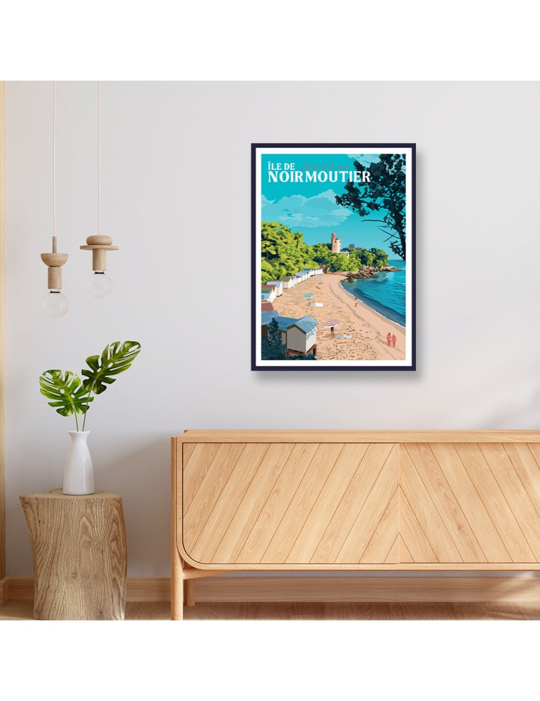 Noirmoutier – Poster affiche – image encadrée