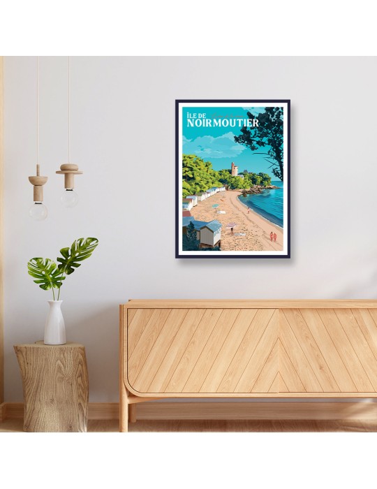 Noirmoutier – Poster affiche – image encadrée