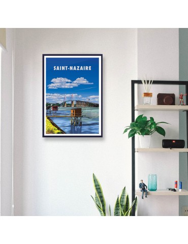 Saint-Nazaire – Poster affiche – image encadrée 2