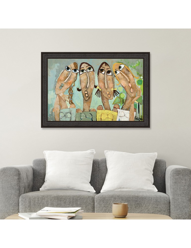 Les filles en prairie - Martine Gonnin