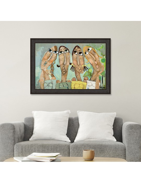 Les filles en prairie - Martine Gonnin