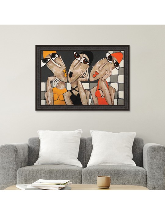 Les Baigneuses à carreaux – Martine Gonnin