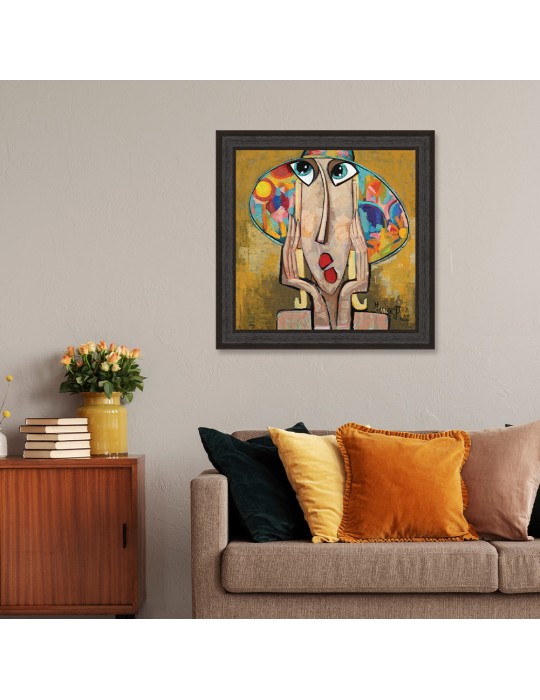 La fille au chapeau fleuri – Martine Gonnin