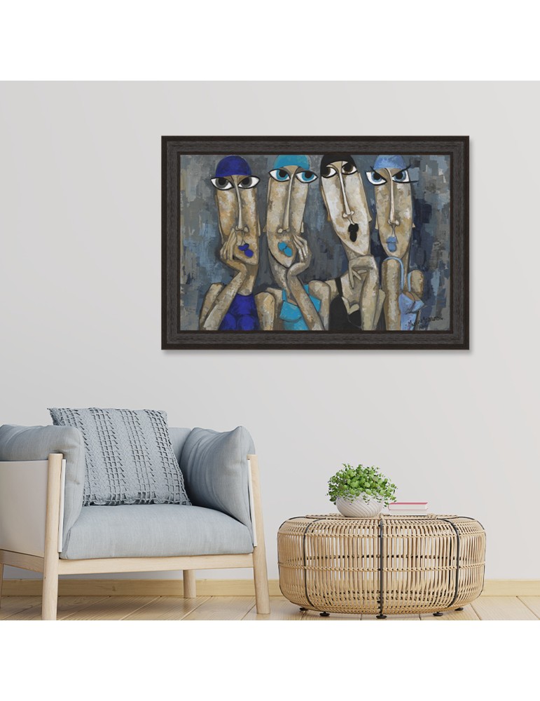 Les Baigneuses bleues – Martine Gonnin