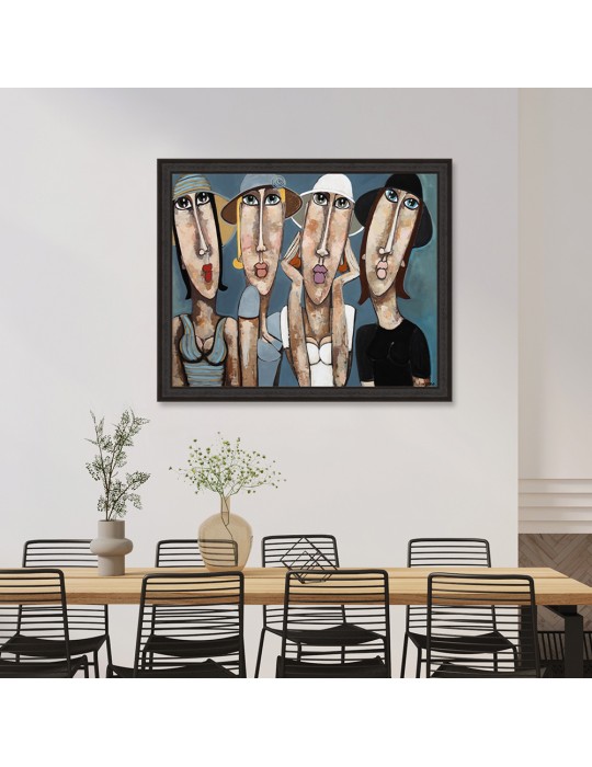 Les filles aux chapeaux bleus – Martine Gonnin