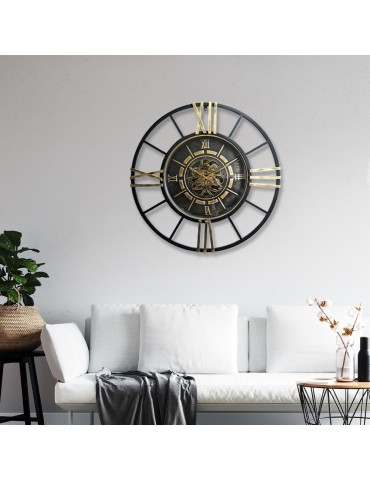 Horloge à engrenages avec verre – 08.059 – Ø 120 cm 2