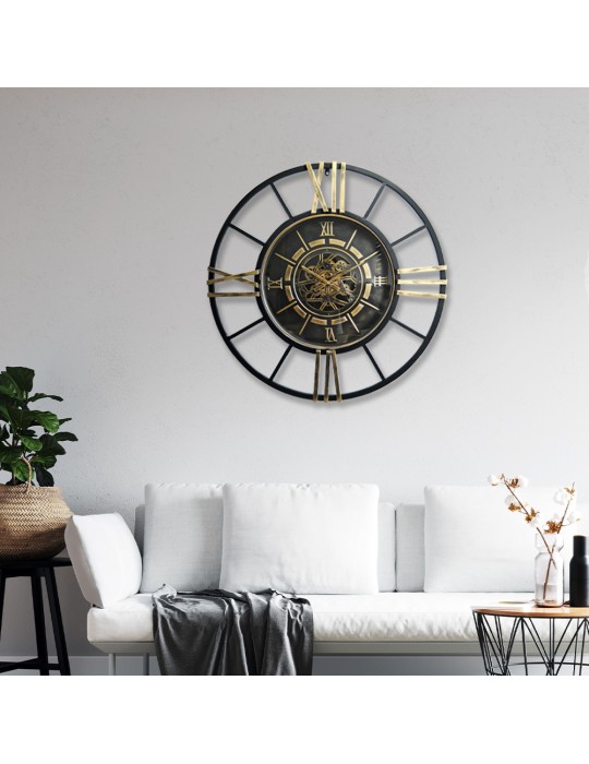 Horloge à engrenages avec verre – 08.059 – Ø 120 cm