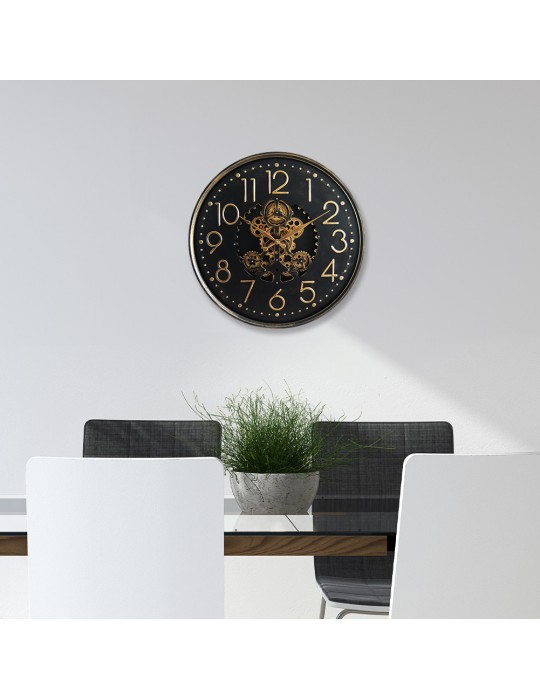 Horloge à engrenages avec verre – 08.060 – Ø 60 cm