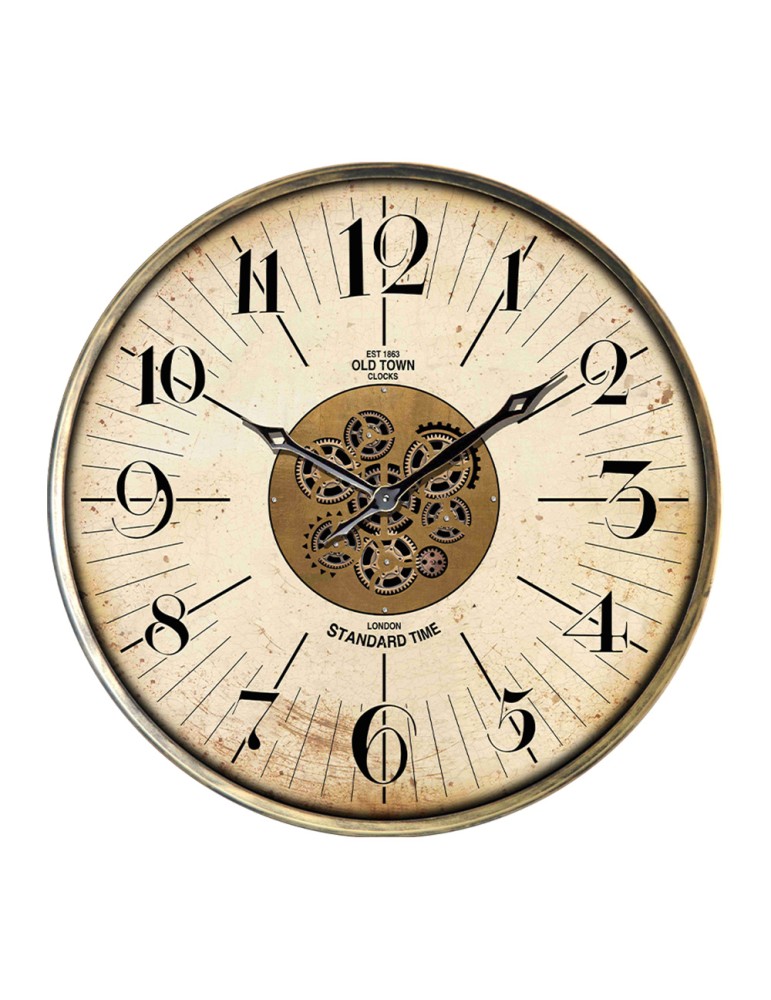 Horloge à engrenages avec verre – 08.062 – Ø 80 cm