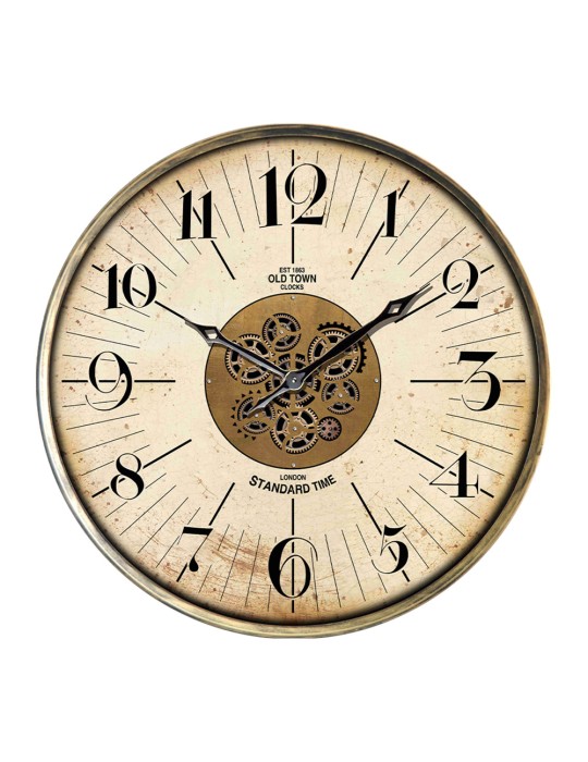 Horloge à engrenages avec verre – 08.062 – Ø 80 cm