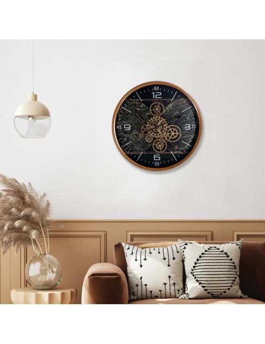 Horloge à engrenages avec verre – 08.066 – Ø 60 cm