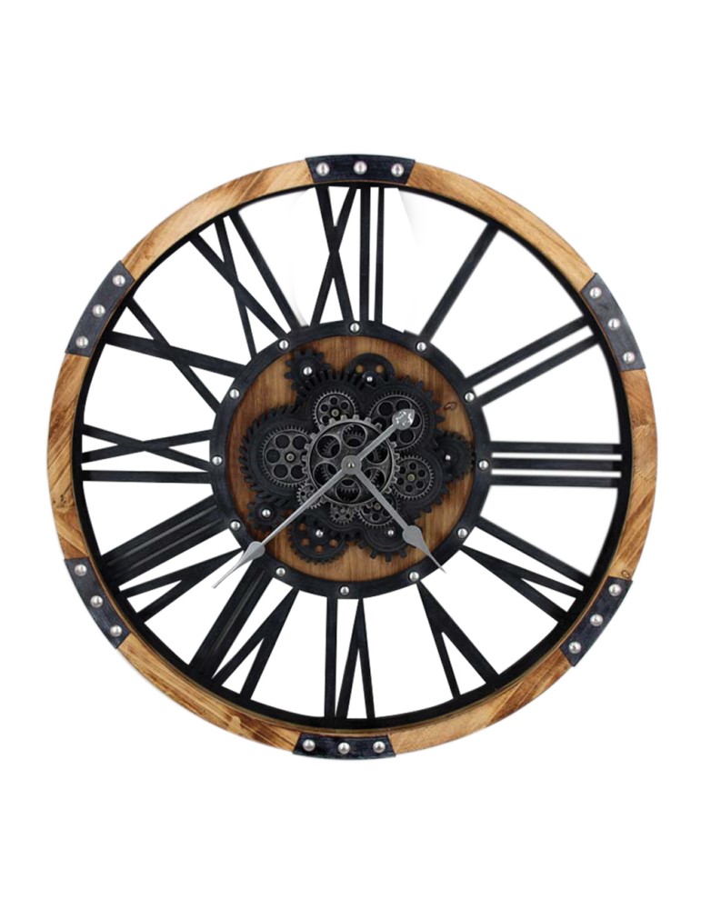 Horloge à engrenages avec verre – 08.023 – Ø 75 cm