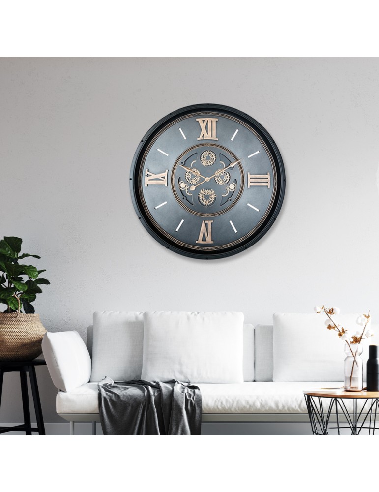 Horloge à engrenages avec verre – 08.075 – Ø 120 cm