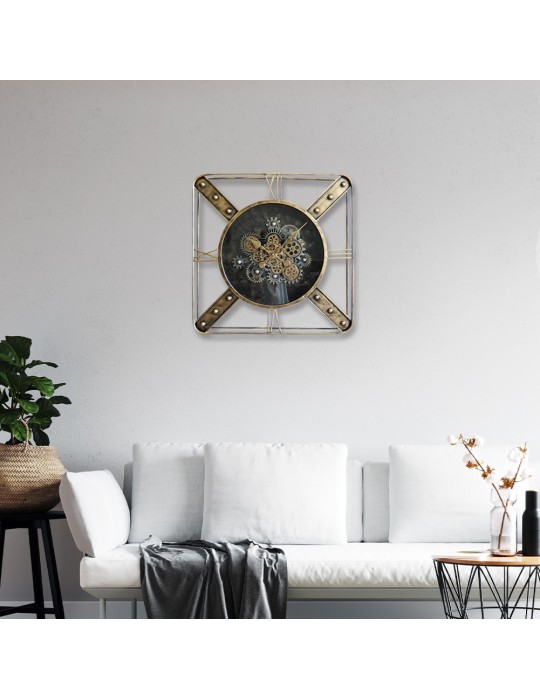 Horloge à engrenages avec verre – 08.061 – Ø 70 cm