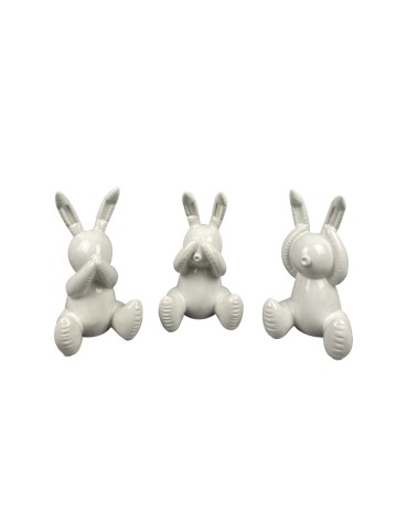 Lot de 3 sculptures céramique – 04.649D