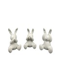 Lot de 3 sculptures céramique – 04.649D