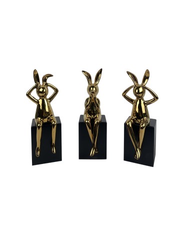 Lot de 3 sculptures céramique – 04.644D