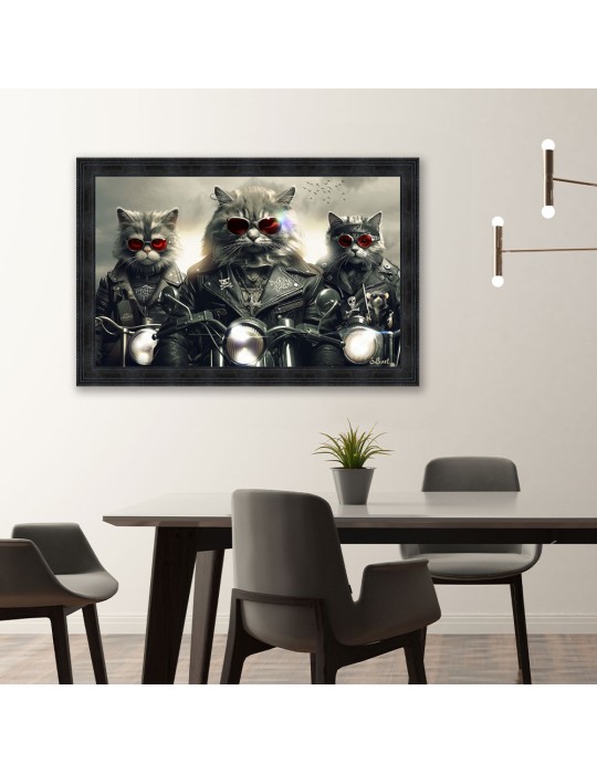 Chats motos – Sylvain Binet