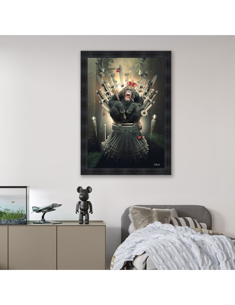 Singe trône – Sylvain Binet