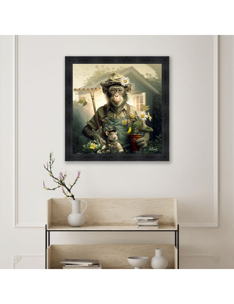 Singe jardinier – Sylvain Binet