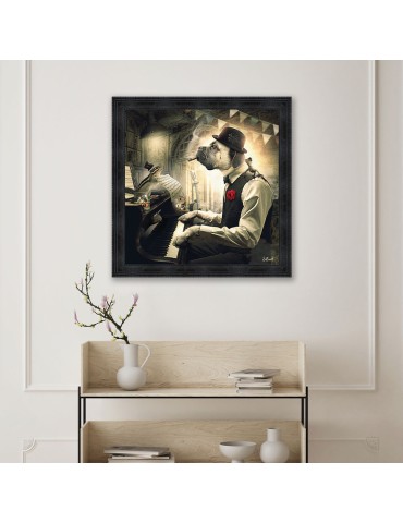 Binet Chien Piano 68x68 2