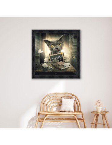 Binet Chat Cancre 68x68 2