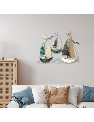 Sculpture métal et toile de jute – 06.460 2