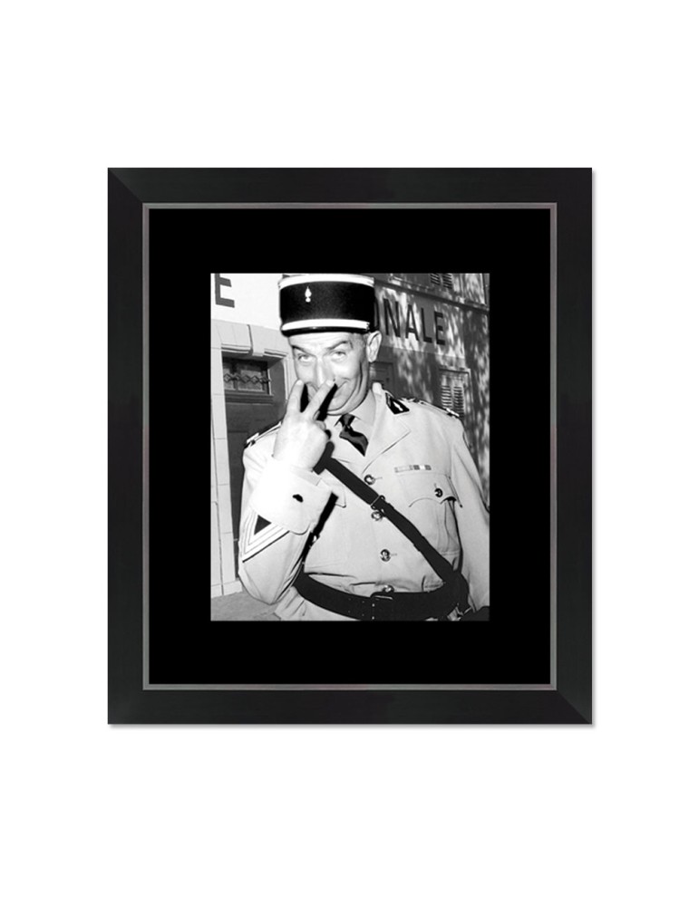 Le gendarme – Cinéma – image encadrée