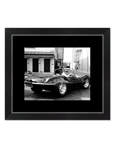 McQueen Jaguar – Cinéma – image encadrée