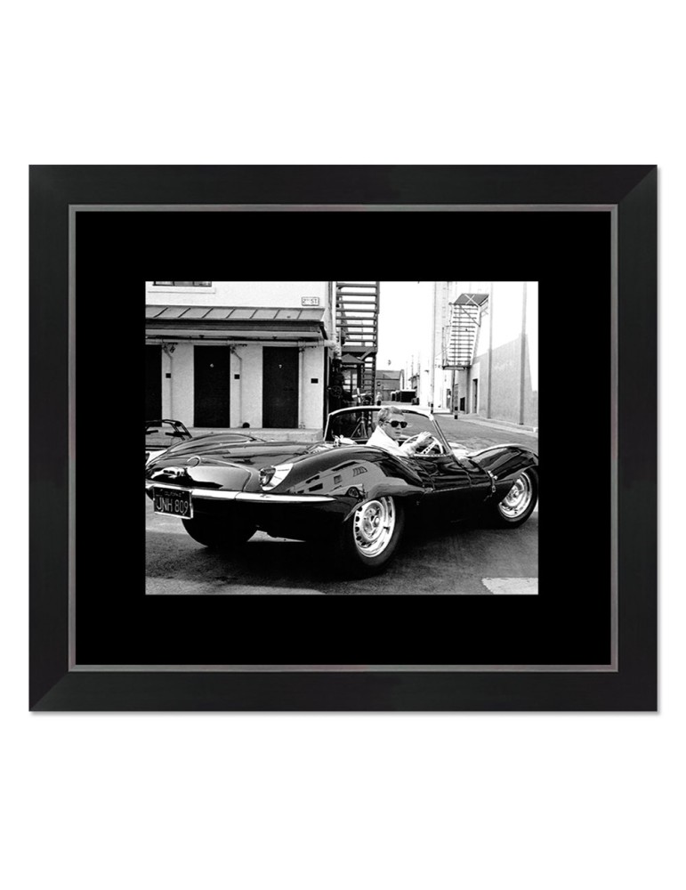 McQueen Jaguar – Cinéma – image encadrée